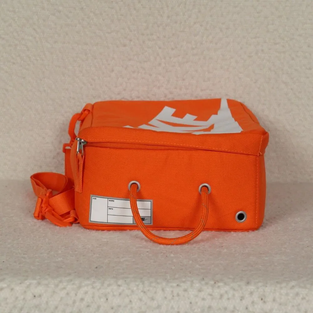 Nike Shoe Box Bag 12L Orange White Crossbody Strap Fits up to Size 11 DA7337-870